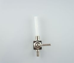 M12X1.5 FUEL TAP in nickel-plated brass