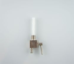 M10X1 FUEL TAP in nickel-plated brass
