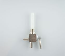 M12X1.5 FUEL TAP in nickel-plated brass