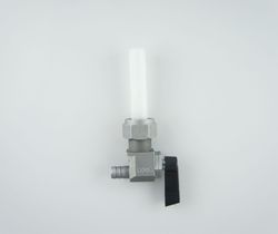 RUBINETTO BENZINA A SQUADRO M16X1 con dado